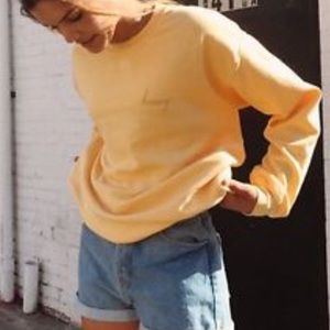 Brandy Melville honey crewneck